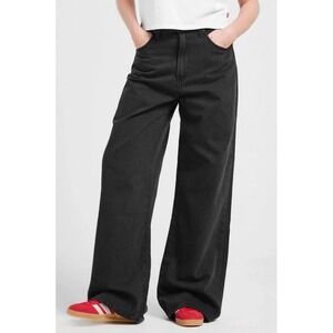 NWT Levi's Women's Cinch Baggy Jeans Sz 23 Black 23x31 Wide Leg
